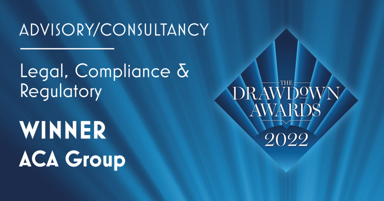 Winner, The Drawdown Award for Legal, Compliance & Regulatory 2022