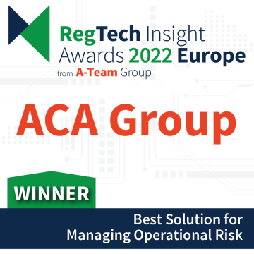 RegTech Insight Europe award 2022